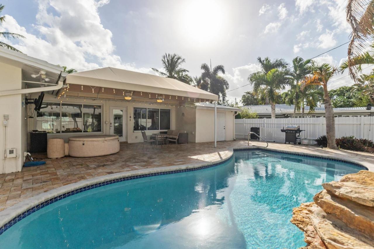 Chic Fort Lauderdale House With Private Pool エクステリア 写真